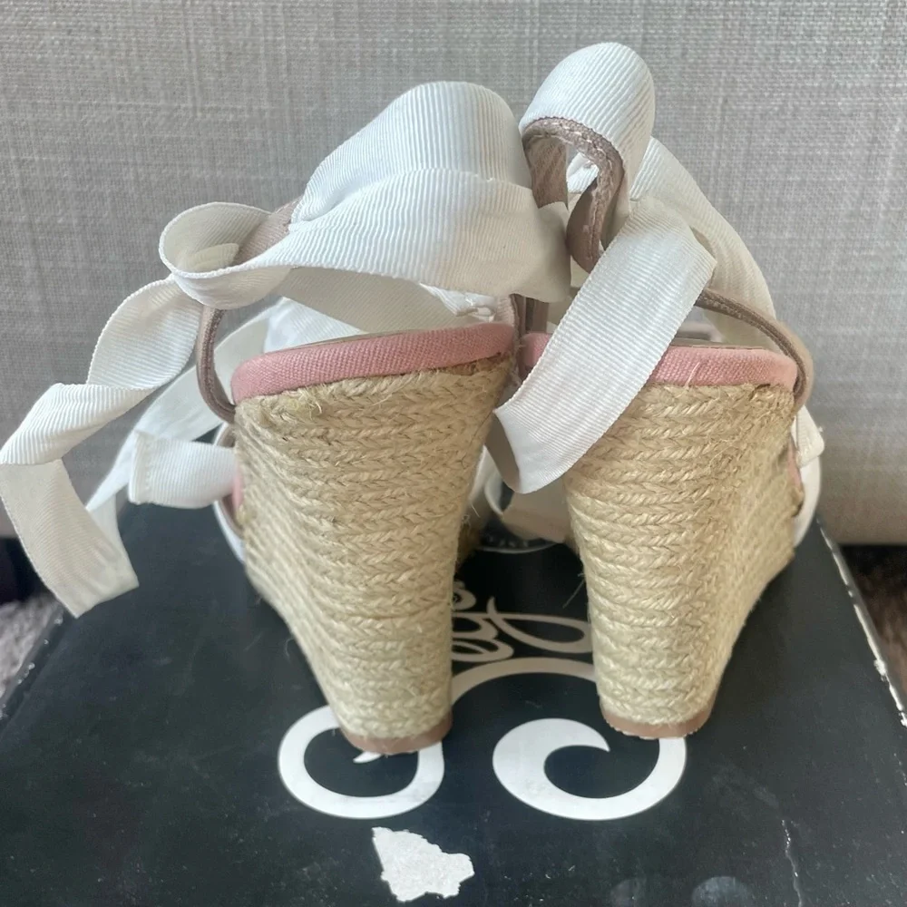 Seychelles Arden Espadrilles Wedge Sandals in White - Picture 9 of 14